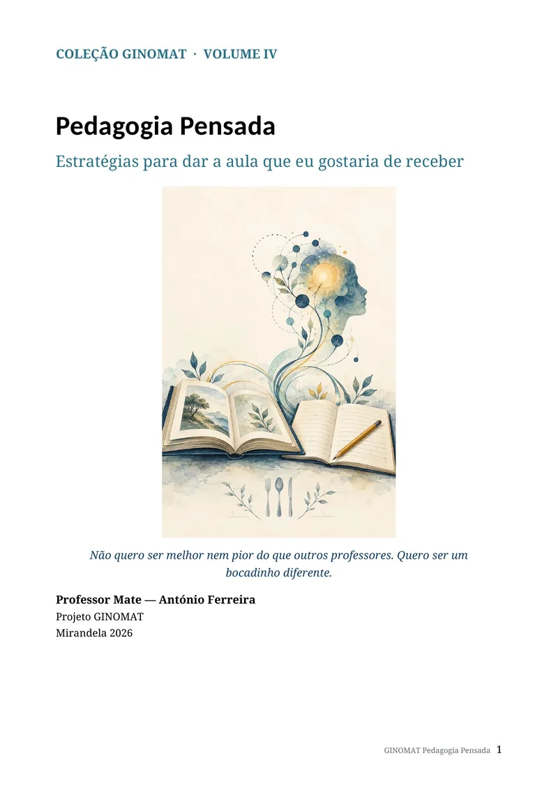 IV · Pedagogia Pensada